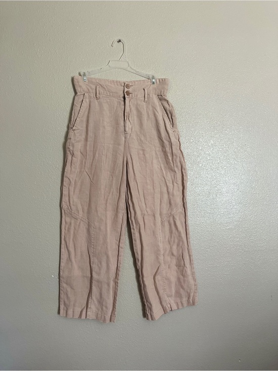 Nicole Miller Pants - Nicole Miller 100% linen women’s Linen-Blend Chinos in Pale Pink